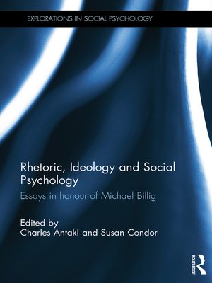 cover image of Rhetoric, Ideology and Social Psychology